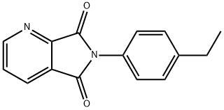 6-(4-ethylphenyl)-5H-pyrrolo(3,4-b)pyridine-5,7-dione Struktur