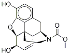 N-Methoxycarbonyl Normorphine Struktur