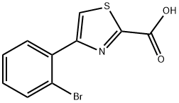 4-(2-BroMophenyl)thiazole-2-carboxylic Acid Struktur