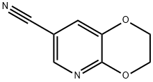 2,3-Dihydro-[1,4]dioxino[2,3-b]pyridine-7-carbonitrile Struktur