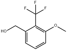 3-Methoxy-2-(trifluoromethyl)benzyl alcohol Struktur