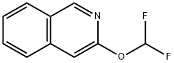 3-(difluoroMethoxy)isoquinoline Struktur