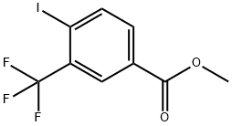 4-Iodo-3-trifluoromethyl-benzoic acid methyl ester Struktur