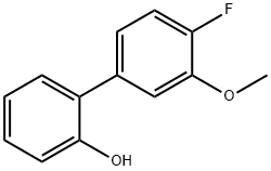 4'-Fluoro-3'-Methoxy-[1,1'-biphenyl]-2-ol Struktur