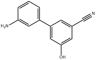 5-(3-AMinophenyl)-3-cyanophenol Struktur