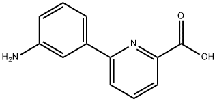 6-(3-Aminophenyl)picolinic acid Struktur