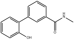 2-[3-(N-MethylaMinocarbonyl)phenyl]phenol Struktur