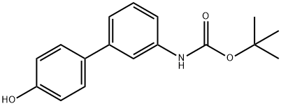 4-(3-BOC-AMinophenyl)phenol Struktur