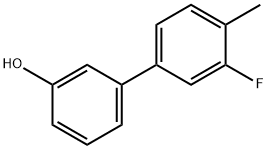 3'-Fluoro-4'-Methyl-[1,1'-biphenyl]-3-ol Struktur