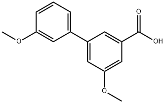 5-Methoxy-3-(3-Methoxyphenyl)benzoic acid Struktur