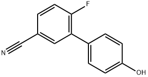 4-(5-Cyano-2-fluorophenyl)phenol Struktur