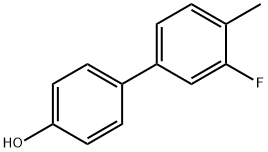 3'-Fluoro-4'-Methyl-[1,1'-biphenyl]-4-ol Struktur