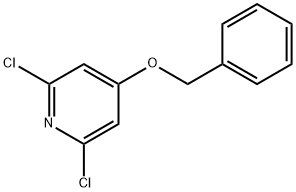 2,6-Dichloro-4-(phenylmethoxy)pyridine Struktur