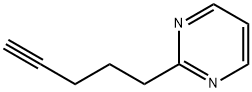 Pyrimidine, 2-(4-pentynyl)- (9CI) Struktur