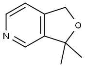 Furo[3,4-c]pyridine, 1,3-dihydro-3,3-dimethyl- (9CI) Struktur