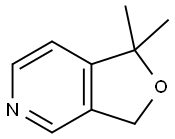 Furo[3,4-c]pyridine, 1,3-dihydro-1,1-dimethyl- (9CI) Struktur