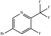 5-Bromo-3-fluoro-2-(trifluoromethyl)pyridine Struktur