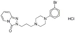 3-Dechloro-3-broMo Trazodone Hydrochloride Struktur