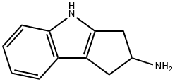 1,2,3,4-tetrahydrocyclopenta[b]indol-2-amine Struktur