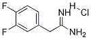 2-(3,4-difluorophenyl)acetiMidaMide hydrochloride Struktur