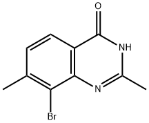 8-broMo-2,7-diMethylquinazolin-4-ol Struktur