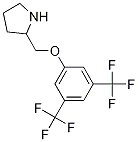 2-[3,5-
bis(trifluoroMethyl)phenoxyMethyl]pyrrolidine Struktur