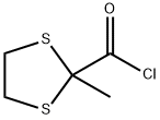 1,3-Dithiolane-2-carbonyl chloride, 2-methyl- (9CI) Struktur