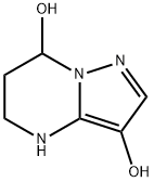 Pyrazolo[1,5-a]pyrimidine-3,7-diol,  4,5,6,7-tetrahydro- Struktur