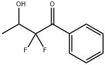 1-Butanone, 2,2-difluoro-3-hydroxy-1-phenyl- (9CI) Struktur