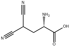 Butanoic acid, 2-amino-4,4-dicyano-, (S)- (9CI) Struktur