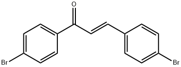 (E)-4,4'-Dibromochalcone Struktur