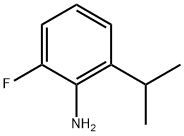 Benzenamine, 2-fluoro-6-(1-methylethyl)- (9CI) Struktur