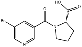 1-(5-BROMO-PYRIDINE-3-CARBONYL)-PYRROLIDINE-2-CARBOXYLIC ACID price.