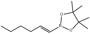 TRANS-1-HEXENYLBORONIC ACID PINACOL EST& Struktur