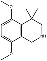 5,8-diMethoxy-4,4-diMethyl-1,2,3,4-tetrahydroisoquinoline Struktur