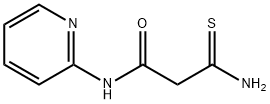 Propanamide, 3-amino-N-2-pyridinyl-3-thioxo- (9CI) Struktur