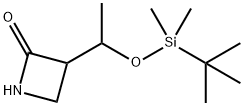 3-[1-[[tert-Butyldimethylsilyl]oxy]ethyl]azetidin-2-one Struktur