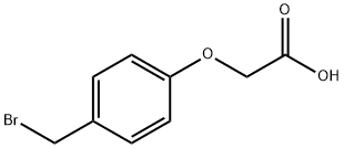 4-(BROMOMETHYL)PHENOXYACETIC ACID Struktur