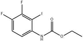 ethyl 3,4-difluoro-2-iodophenylcarbaMate Struktur