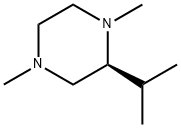 Piperazine, 1,4-dimethyl-2-(1-methylethyl)-, (S)- (9CI) Struktur