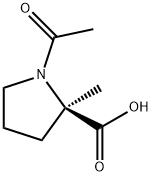 D-Proline, 1-acetyl-2-methyl- Struktur