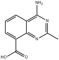 4-AMINO-2-METHYLQUINAZOLINE-8-CARBOXYLIC ACID Struktur