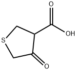 3-Thiophenecarboxylicacid,tetrahydro-4-oxo-(9CI) Struktur