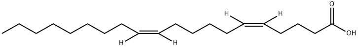 (Z,Z)-5,11-Eicosadienoic Acid Struktur