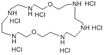 1,13-DIOXA-4,7,10,16,19,22-HEXAAZA-CYCLOTETRACOSANE HYDROCHLORIDE
 Struktur