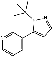 3-(1-tert-butyl-1H-pyrazol-5-yl)pyridine Struktur