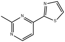 2-(2-MethylpyriMidin-4-yl)thiazole Struktur