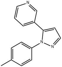 3-(1-p-tolyl-1H-pyrazol-5-yl)pyridine Struktur