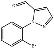 1-(2-broMophenyl)-1H-pyrazole-5-carbaldehyde Struktur