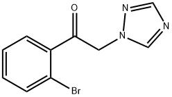 1-(2-BROMOPHENYL)-2-(1H-1,2,4-TRIAZOLE-1-YL)-ETHANONE Struktur